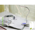 USB rechargeable and adjustable led touch table lamp with clamp